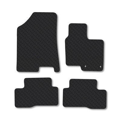 Car Mat Co Hyundai Tucson (2021+) (Hybrid) 5mm Rubber Car Mats Heavy-Duty Tailored Fit from B&Q
