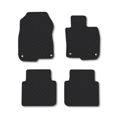 Car Mat Co Honda Cr-V (2018+) 5mm Rubber Premium Car Mats Heavy-Duty Tailored Fit from B&Q