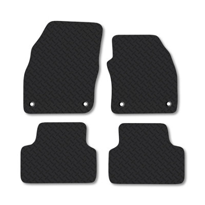 Car Mat Co Vw T-Cross (2019+) 5Mm Rubber Premium Car Mats Heavy-Duty Tailored Fit