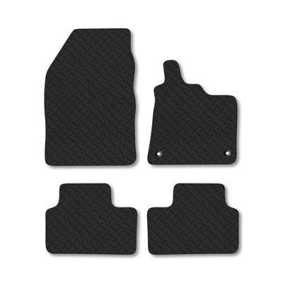 Car Mat Co Renault Captur (2020+) 5mm Rubber Premium Car Mats Heavy-Duty Tailored Fit from B&Q