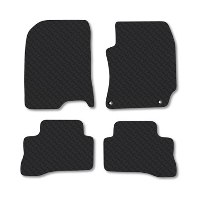 Car Mat Co Hyundai Kona (2020-2023)  Hybrid 5mm Rubber Car Mats Heavy-Duty Tailored Fit from B&Q