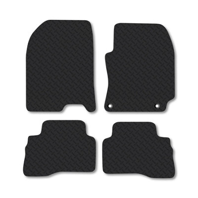 Car Mat Co Hyundai Kona (2017-2020)  Hybrid 5mm Rubber Car Mats Heavy-Duty Tailored Fit from B&Q