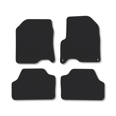 Car Mat Co Hyundai Kona (2017-2023) Ev 5mm Rubber Car Mats Heavy-Duty Tailored Fit from B&Q