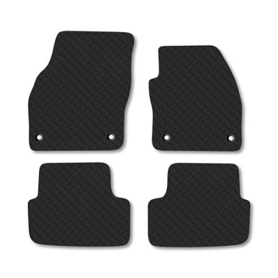 Car Mat Co Skoda Fabia (2021+) 5mm Rubber Premium Car Mats Heavy-Duty Tailored Fit from B&Q