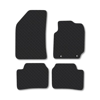 Car Mat Co Hyundai I10 (2020+) 5mm Rubber Premium Car Mats Heavy-Duty Tailored Fit from B&Q