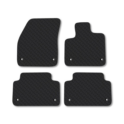 Car Mat Co Land Rover Range Rover Evoque 2019+ (Auto) Rubber Car Mats Heavy-Duty Tailored from B&Q