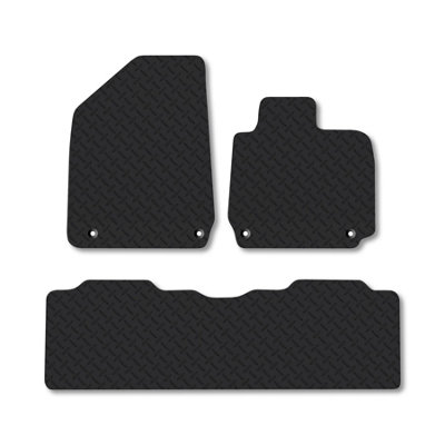 Car Mat Co Hyundai Ioniq 6 (2022+) 5mm Rubber Premium Car Mats Heavy-Duty Tailored Fit from B&Q