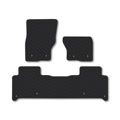 Car Mat Co Land Rover Discovery (2017+) 5mm Rubber Car Mats Heavy-Duty Tailored Fit from B&Q
