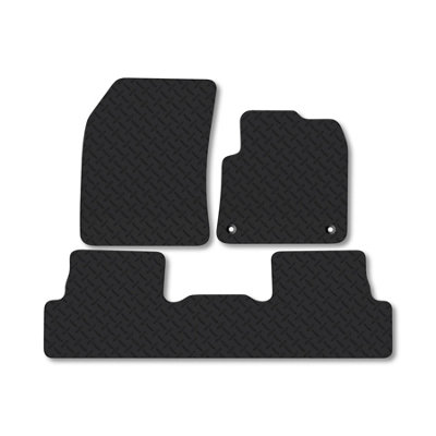 Car Mat Co Citroen C5 Aircross (2019+) 5mm Rubber Car Mats Heavy-Duty Tailored Fit from B&Q