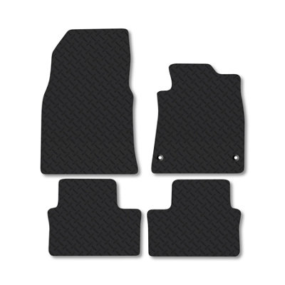 Car Mat Co Renault Clio (2019+) 5mm Rubber Premium Car Mats Heavy-Duty Tailored Fit from B&Q