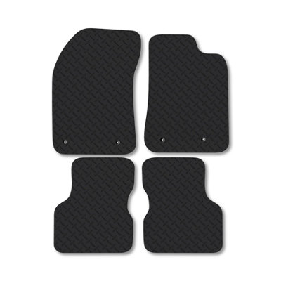 Car Mat Co Alfa Romeo Guilietta Manual (2016+) Rubber Car Mats Heavy-Duty Tailored Fit from B&Q