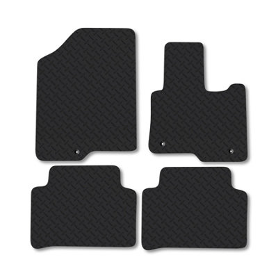 Car Mat Co Kia Sorento (2020+)  Hybrid 5mm Rubber Car Mats Heavy-Duty Tailored Fit from B&Q