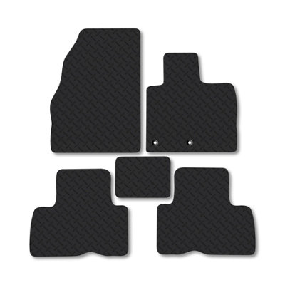 Car Mat Co Renault Grand Scenic (2009-2016) 5mm Rubber Car Mats Heavy-Duty Tailored Fit from B&Q