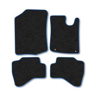 Car Mat Co Citroen C1 2005-2012 Car Mats Blue Trim Carpet Tailored  Easy Clean Clips from B&Q