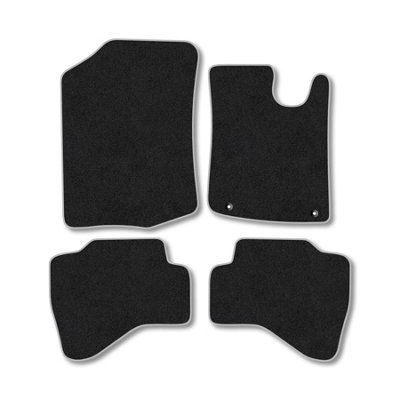 Car Mat Co Citroen C1 2005-2012 Car Mats Grey Trim Carpet Tailored  Easy Clean Clips from B&Q