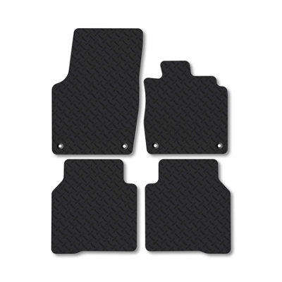 Car Mat Co Vw Id.7 Tourer (2023+) 5mm Rubber Premium Car Mats Heavy-Duty Tailored Fit from B&Q