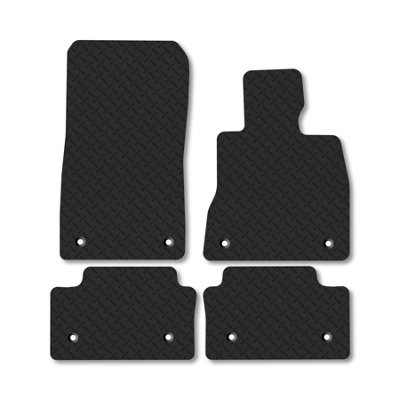Car Mat Co Bmw 5 Series Estate (2024+) 5mm Rubber Car Mats Heavy-Duty Tailored Fit from B&Q