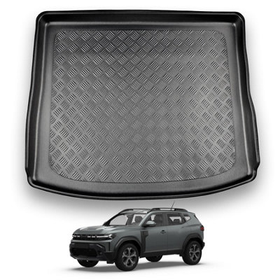 Nomad Dacia Duster (2024+) Boot Liner (Upper Boot Position) Tailored Boot Protector Waterproof Raised Edges Custom Fit Accessory from B&Q