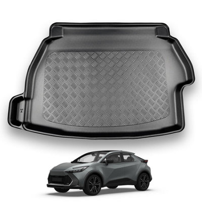 Nomad Toyota C-Hr (2024+) (Hybrid) Boot Liner (Not For Phev Models) Tailored Boot Mat Protector Waterproof Raised Edges Accessory from B&Q