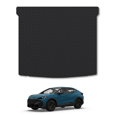 Car Mat Co Cupra Tavascan (2024+) (Upper Boot Floor) Rubber Boot Mat Tailored Accessory Protector Liner Durable Waterproof Accessories from B&Q