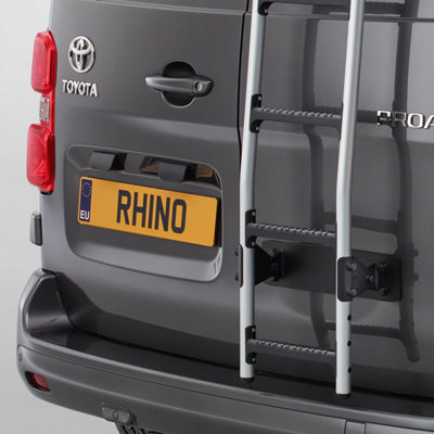 B&Q -  Van Door Ladder For The Iveco Daily (2014+) Heavy Duty Anti-Slip Steps (With Fixing Kit)
