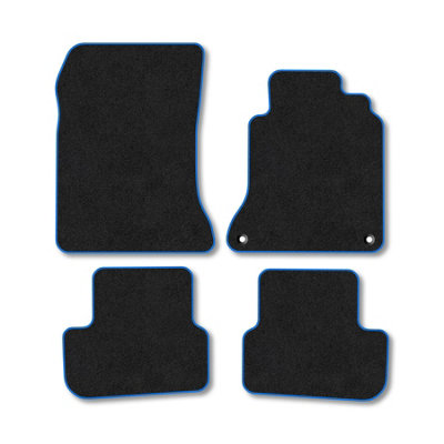 Car Mat Co Mercedes Gla (2014-2020) (X156) Premium Car Mats Tufted-Pile Carpet Blue Trim Tailored Fit Car Accessories Durable Set from B&Q