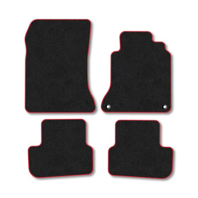 Car Mat Co Mercedes Gla (2014-2020) (X156) Premium Car Mats Tufted-Pile Carpet Red Trim Tailored Fit Car Accessories Durable Set from B&Q