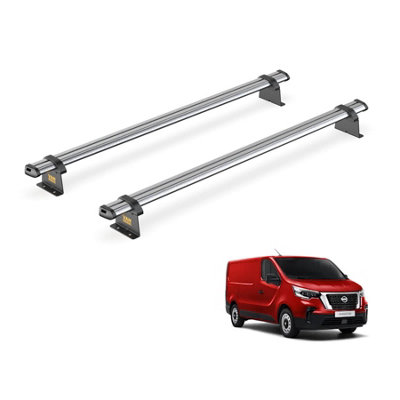 B&Q -  Nissan Primastar (2022+) Roof Rack 2 Steel Roof BarsUltibar TradeSb315-2