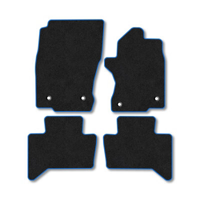 Car Mat Co Toyota Land Cruiser 5 Model 2024+ Car Mats Blue Trim Carpet Tailored from B&Q