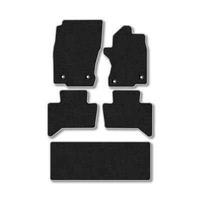 Car Mat Co Toyota Land Cruiser 7 Model 2024+ Car Mats Grey Trim Carpet Tailored from B&Q