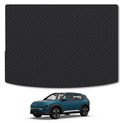 B&Q -  Kia Ev3 (2024+) (Upper Boot) Rubber Boot Mat Tailored Accessory Protector Liner Durable Waterproof Accessories