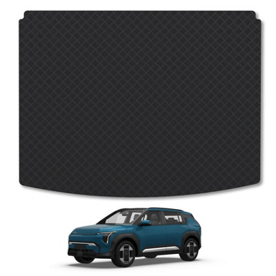 B&Q -  Kia Ev3 (2024+) (Lower Boot) Rubber Boot Mat Tailored Accessory Protector Liner Durable Waterproof Accessories