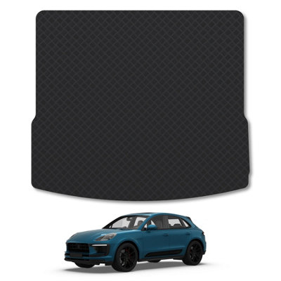 B&Q -  Porsche Macan (2014-2024) Rubber Boot Mat Tailored Accessory Protector Liner Durable Waterproof Accessories