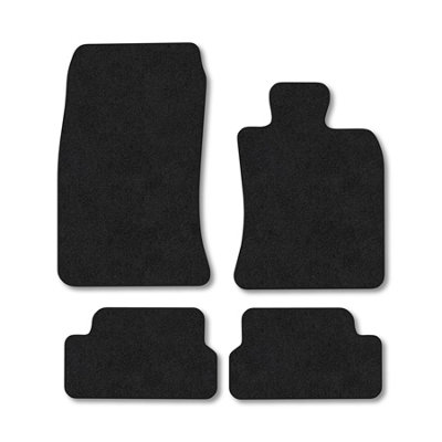 Car Mat Co Mini Cooper (2006-2014) (R56) Premium Car Mats Tufted-Pile Carpet Black Trim Tailored Fit Car Accessories Durable Set from B&Q
