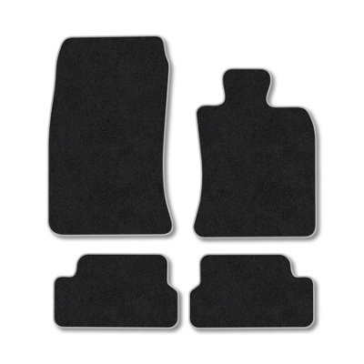 Car Mat Co Mini Cooper (2006-2014) (R56) Premium Car Mats Tufted-Pile Carpet Grey Trim Tailored Fit Car Accessories Durable Set from B&Q