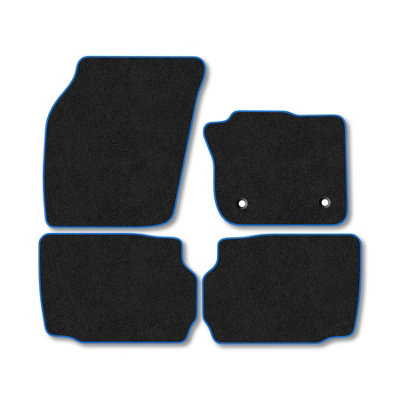 Car Mat Co Ford Mondeo (2014-2022) Premium Car Mats Tufted-Pile Carpet Blue Trim Tailored Fit Car Accessories Durable Set from B&Q