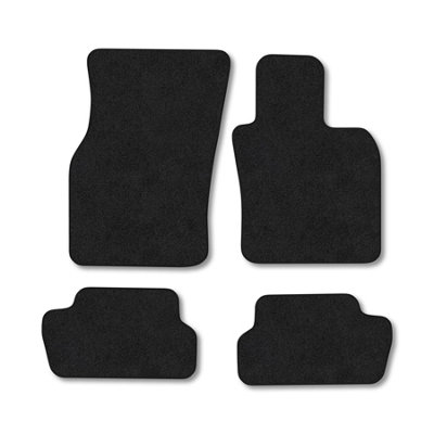 Car Mat Co Mini Cooper (2014+) (3 Door) (F56) Premium Car Mats Tufted-Pile Carpet Black Trim Tailored Fit Car Accessories Durable Set from B&Q