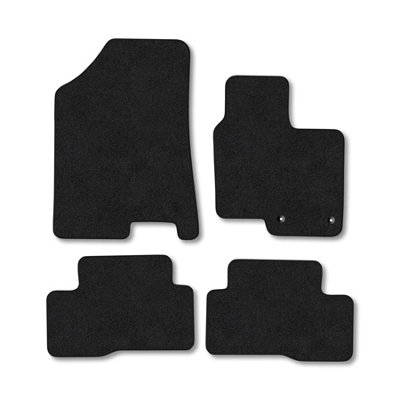 Car Mat Co Hyundai Tucson (2021+) (Hybrid) Premium Car Mats Tufted-Pile Carpet Black Trim Tailored Fit Car Accessories Durable Set from B&Q