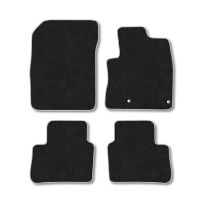 Car Mat Co Nissan Qashqai (2021+) (Mild Hybrid) Premium Car Mats Tufted-Pile Carpet Grey Trim Tailored Fit Car Accessories Durable Set from B&Q