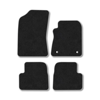 Car Mat Co Citroen C3 (2017+) Premium Car Mats Tufted-Pile Carpet Grey Trim Tailored Fit Car Accessories Durable Set from B&Q