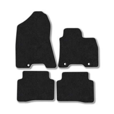 Car Mat Co Hyundai Tucson (2015-2021) (Hook Fixing) Premium Car Mats Tufted-Pile Carpet Grey Trim Tailored Fit Car Accessories Durable Set from B&Q