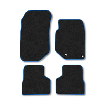 Car Mat Co Vauxhall Mokka (2020+) Premium Car Mats Tufted-Pile Carpet Blue Trim Tailored Fit Car Accessories Durable Set from B&Q