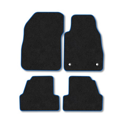 Car Mat Co Vauxhall Mokka (2012-2019) Premium Car Mats Tufted-Pile Carpet Blue Trim Tailored Fit Car Accessories Durable Set from B&Q