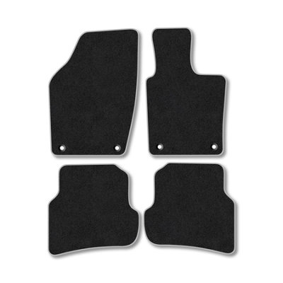 Car Mat Co Seat Ibiza (2008-2017) Premium Car Mats Tufted-Pile Carpet Grey Trim Tailored Fit Car Accessories Durable Set from B&Q