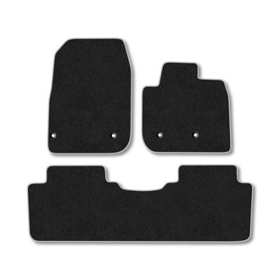 Car Mat Co Nissan Ariya (2022+) Premium Car Mats Tufted-Pile Carpet Grey Trim Tailored Fit Car Accessories Durable Set from B&Q
