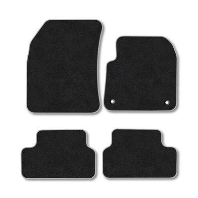 Car Mat Co Vauxhall Grandland X (2017+) Premium Car Mats Tufted-Pile Carpet Grey Trim Tailored Fit Car Accessories Durable Set from B&Q