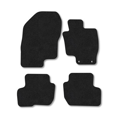 Car Mat Co Mitsubishi Outlander (2014-2021)  Phev Premium Car Mats Tufted-Pile Carpet Black Trim Tailored Fit Car Accessories Durable Set from B&Q