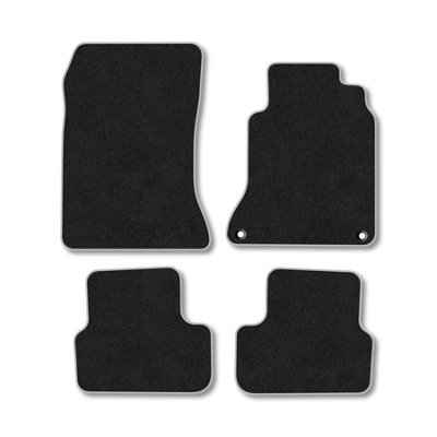 Car Mat Co Mercedes A-Class (2012-2018) (W176) Premium Car Mats Tufted-Pile Carpet Grey Trim Tailored Fit Car Accessories Durable Set from B&Q