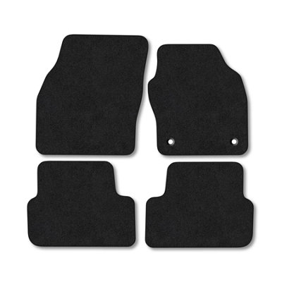 Car Mat Co Seat Ibiza (2017+) Premium Car Mats Tufted-Pile Carpet Black Trim Tailored Fit Car Accessories Durable Set from B&Q