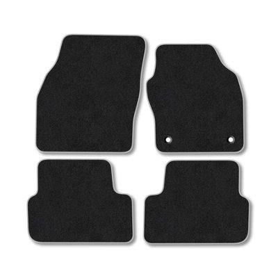 Car Mat Co Seat Ibiza (2017+) Premium Car Mats Tufted-Pile Carpet Grey Trim Tailored Fit Car Accessories Durable Set from B&Q